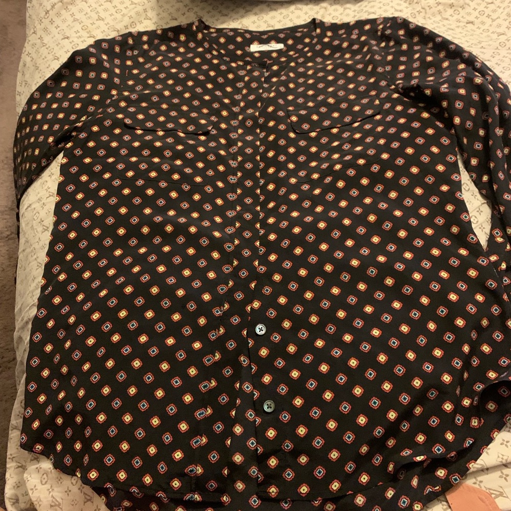 Equipment silk blouse